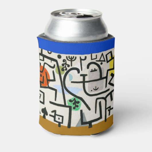 Paul Klee Abstracte Expressionist Rich Harbour Blikjeskoeler (Blikje Achterkant)