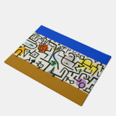 Paul Klee Abstracte Expressionist Rich Harbour Deurmat (Schuin)