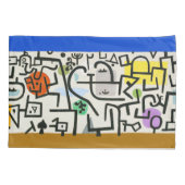 Paul Klee Abstracte Expressionist Rich Harbour Kussensloop (Achterkant)