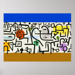 Paul Klee Abstracte Expressionist Rich Harbour Poster