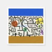 Paul Klee Abstracte Expressionist Rich Harbour Servet (Voorkant)