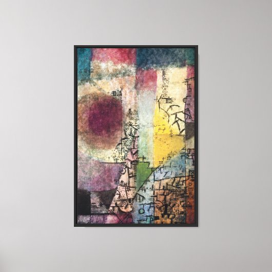 Paul Klee Abstracte Kunst Cubisme Canvas Afdruk (Voorkant)