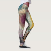 Paul Klee Abstracte Kunst Cubisme Leggings (Rechts)