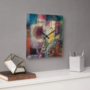 Paul Klee Abstracte Kunst Cubisme Vierkante Klok