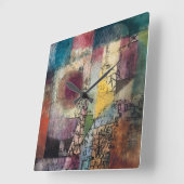 Paul Klee Abstracte Kunst Cubisme Vierkante Klok (Hoek)