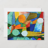 Paul Klee: abstracte kunst in kleurenvormen Kaart (Voorkant)