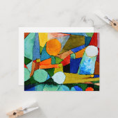 Paul Klee: abstracte kunst in kleurenvormen Kaart (Voorkant / Achterkant in situ)