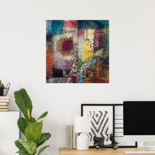 Paul Klee Abstracte Kunst Vierkante Poster Print