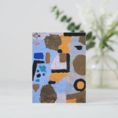 Paul Klee Abstracte schilderende moderne kunst Briefkaart (Staand voorkant)