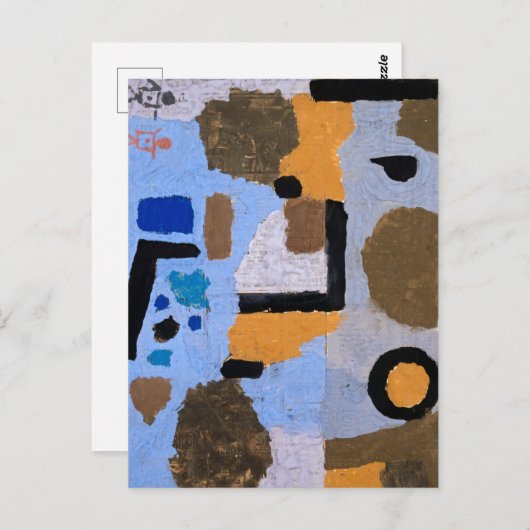 Paul Klee Abstracte schilderende moderne kunst Briefkaart (Voorkant / Achterkant)