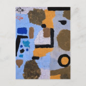 Paul Klee Abstracte schilderende moderne kunst Briefkaart (Voorkant)