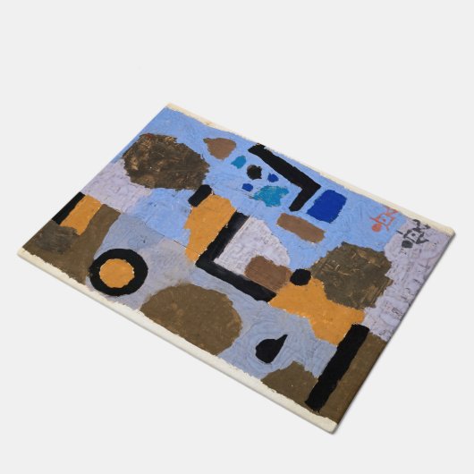 Paul Klee Abstracte schilderende moderne kunst Deurmat (Schuin)
