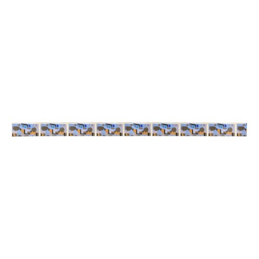 Paul Klee Abstracte schilderende moderne kunst Satijnen Lint (Voorkant)