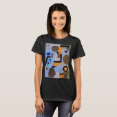 Paul Klee Abstracte schilderende moderne kunst T-shirt (Voorkant volledig)