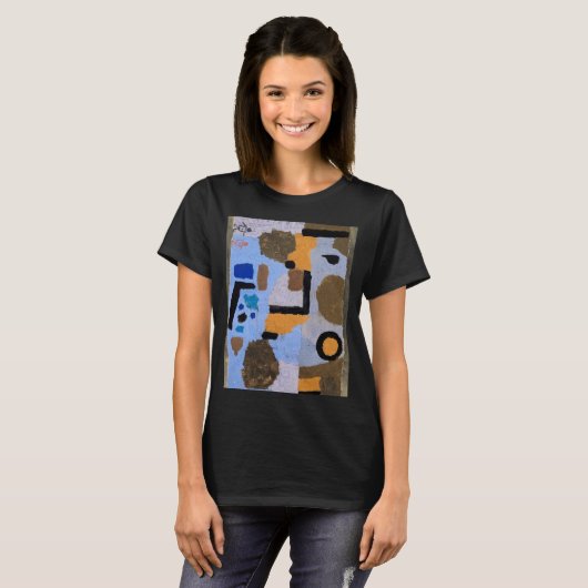 Paul Klee Abstracte schilderende moderne kunst T-shirt (Voorkant volledig)