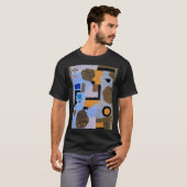 Paul Klee Abstracte schilderende moderne kunst T-shirt (Voorkant volledig)