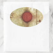 Paul Klee Ad Marginem Painting Ovale Sticker (Tas)