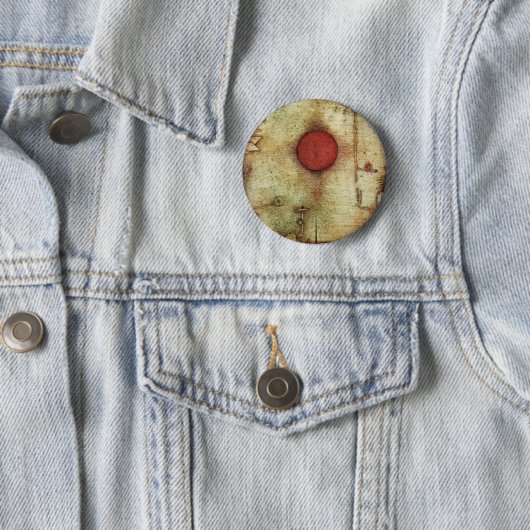 Paul Klee Ad Marginem Painting Ronde Button 5,7 Cm (In situ)