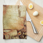 Paul Klee Ad Marginem Painting Theedoek (Quarter Fold)