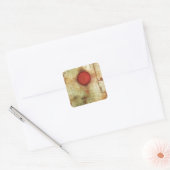 Paul Klee Ad Marginem Painting Vierkante Sticker (Envelop)