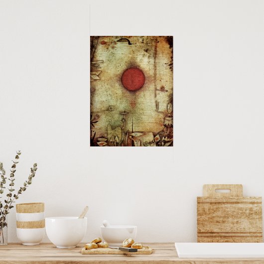 Paul Klee Ad Marginem Poster (Keuken)