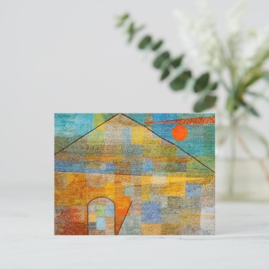 Paul Klee Ad Parnassum Briefkaart (Staand voorkant)