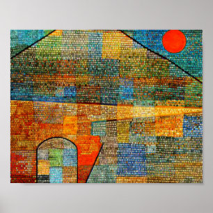 Paul Klee, Ad Parnassus, Poster