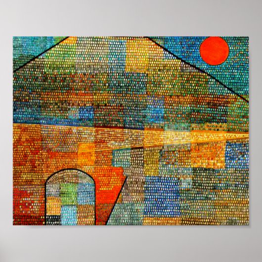 Paul Klee, Ad Parnassus, Poster (Voorkant)