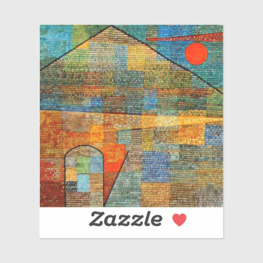 Paul Klee - Ad Parnassus Sticker (Vel)