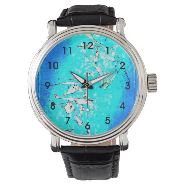 Paul Klee: Afbeelding van vissen, Horloge (Voorkant)