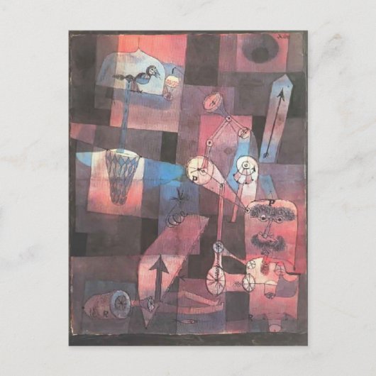 Paul Klee- Analyse van diverse perversiteiten Briefkaart (Voorkant)