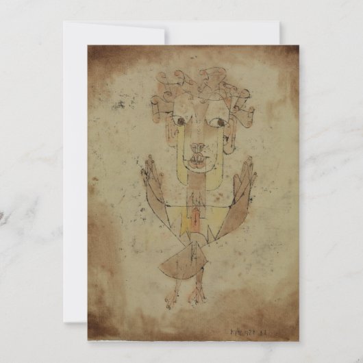 Paul Klee - Angelus Novus Bedankkaart (Voorkant)