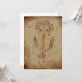 Paul Klee - Angelus Novus Kaart (Voorkant / Achterkant in situ)