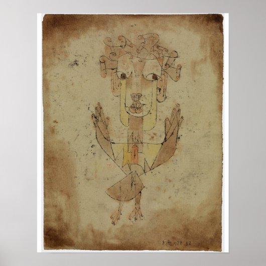 Paul Klee - Angelus Novus Poster (Voorkant)