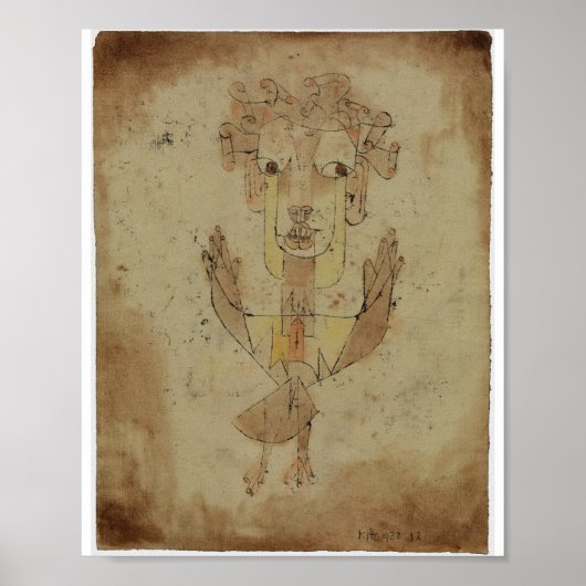 Paul Klee - Angelus Novus Poster (Voorkant)