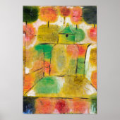 Paul Klee architecture Poster (Voorkant)