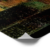 Paul Klee art, Ancient Sound Abstract op zwart Poster (Hoek)