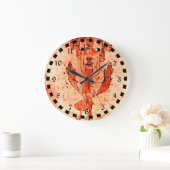 Paul Klee art: Angelus Novus (New Angel) Grote Klok (Huis)