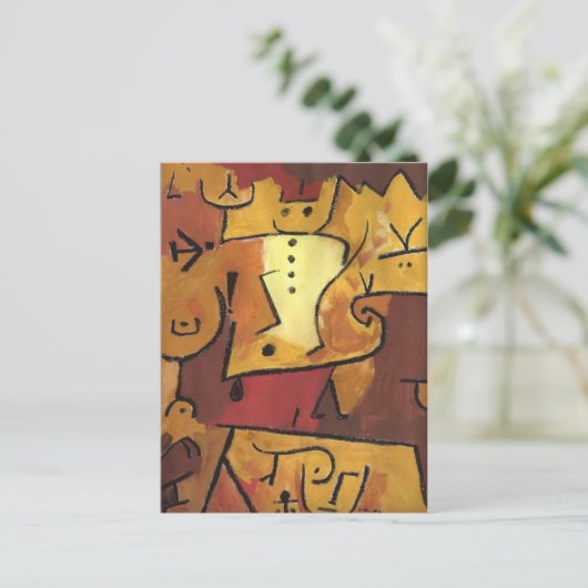 Paul Klee Art Briefkaart (Staand voorkant)