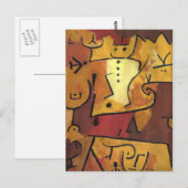 Paul Klee Art Briefkaart (Voorkant / Achterkant)
