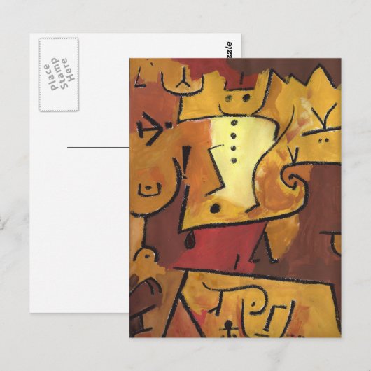 Paul Klee Art Briefkaart (Voorkant / Achterkant)