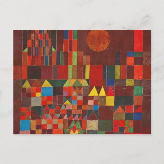 Paul Klee Art Briefkaart (Voorkant)