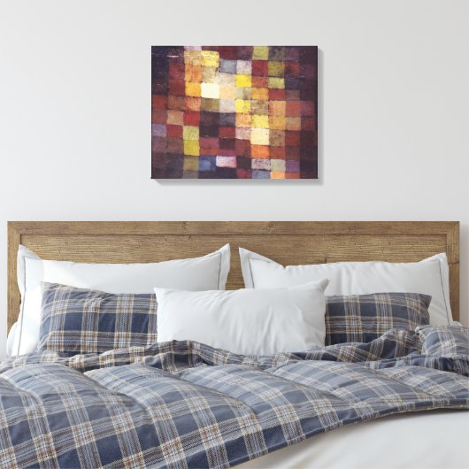 Paul Klee Art Canvas Afdruk (Insitu (Slaapkamer))