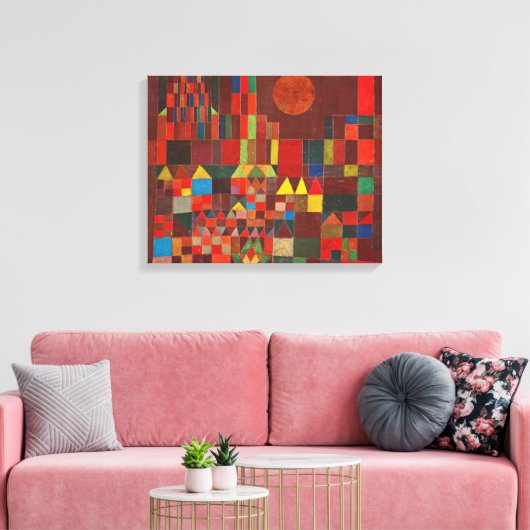 Paul Klee Art Canvas Afdruk (Insitu (Woonkamer))