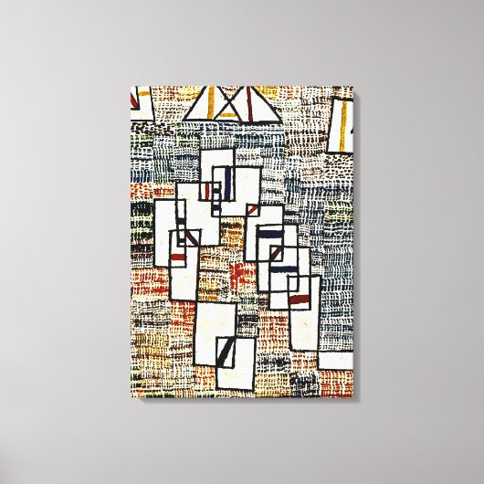 Paul Klee art - Cote de Provence Canvas Afdruk (Voorkant)