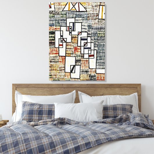 Paul Klee art - Cote de Provence Canvas Afdruk (Insitu (Slaapkamer))