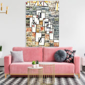 Paul Klee art - Cote de Provence Canvas Afdruk (Insitu (Woonkamer))