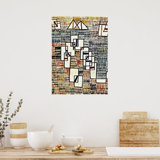 Paul Klee art - Cote de Provence Poster (Keuken)