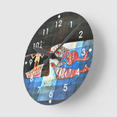 Paul Klee art - De zeevarende Ronde Klok (Hoek)