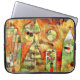 Paul Klee art: Fateful Hour, beroemd Klee schilder Laptop Sleeve (Voorkant)